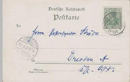 (80859) AK Gruss vom Rothstein, 1902