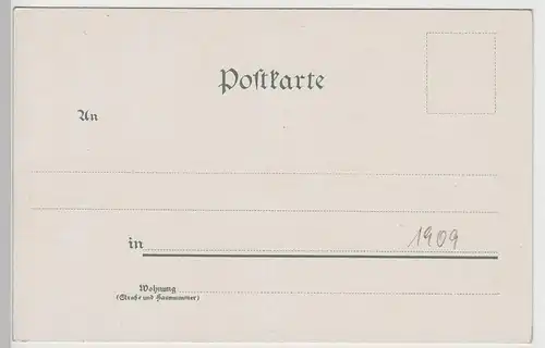 (80832) AK Gruss aus Oberwiesenthal, Hotel Stadt Carlsbad, bis 1905