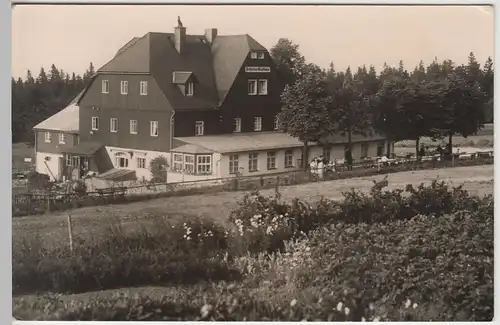 (80777) Foto AK Oberbärenburg, HO-Gaststätte "Zum Bären" 1965