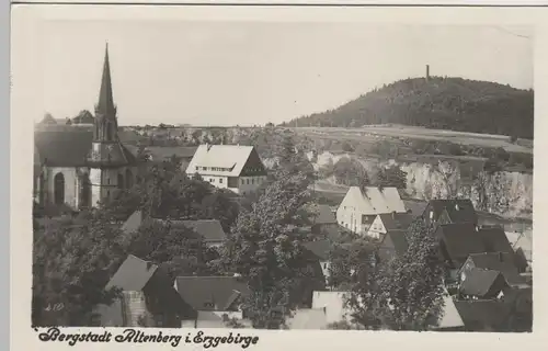 (80745) Foto AK Altenberg i. Osterzgeb., Gesamtansicht nach 1945