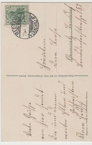 (80079) AK Meerane, Ferienkolonieheim am Kirchenholz, 1916