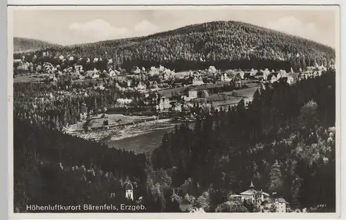 (79931) Foto AK Bärenfels, Erz., Panorama 1935