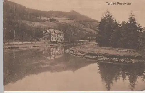 (77747) AK Talbad Roßwein, Feldpost 1915