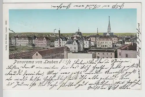 (77594) AK Leuben, Panorama, 1903