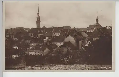 (77572) Foto AK Radeberg i. Sa., Teilansicht, 1931