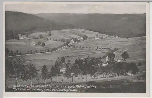 (77563) AK Rehefeld-Zaunhaus, Blick vom Donnerberg, vor 1945