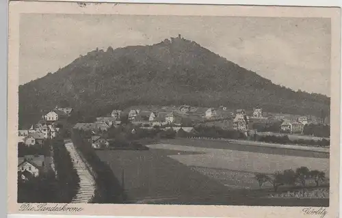 (77517) AK Görlitz, Landeskrone, 1921