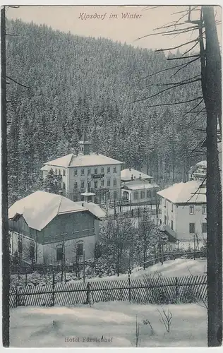 (77344) AK Kipsdorf, Erzgeb., Hotel Fürstenhof, vor 1945