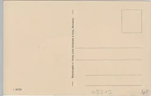 (76377) AK Bernsbach, Erzgeb., Schule, vor 1945