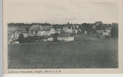 (76335) AK Reitzenhain, Erzgeb., Ortsansicht 1926