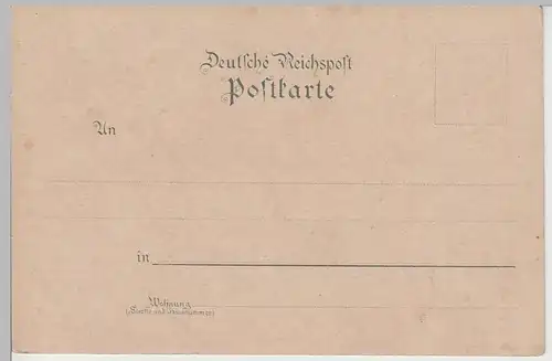 (76331) Künstler AK Gruß aus Mittweida, Postamt, Technikum, bis um 1905