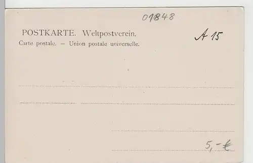 (76311) AK Sächs. Schweiz, Hohnstein, Blick vom Hockstein, bis um 1905