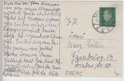 (76261) Foto AK Bad Elster, Stadtansicht mit St. Trinitatiskirche 1929