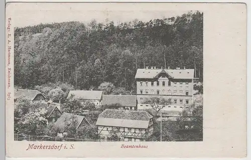 (76227) AK Markersdorf, Sachsen, Beamtenhaus, bis um 1905