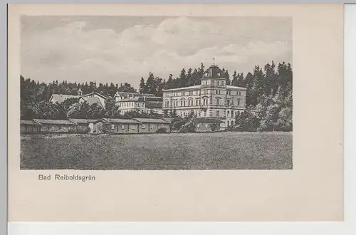 (76169) AK Bad Reiboldsgrün, Vogtl., Krankenhaus, Kurhaus, vor 1945