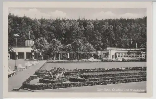 (73644) AK Bad Elster, Quellen, Badecafe 1953