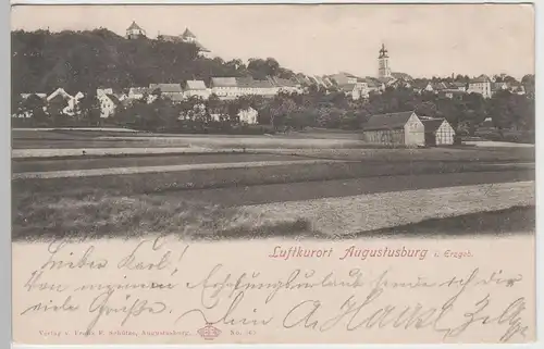 (72565) AK Augustusburg, Panorama 1902