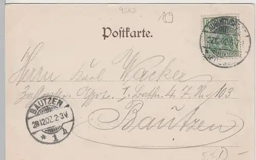 (72565) AK Augustusburg, Panorama 1902