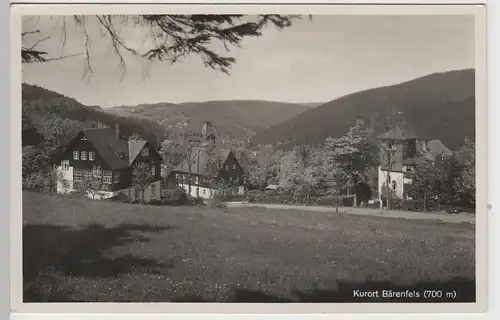 (72473) Foto AK Bärenfels, Erzgeb., Ortsansicht 1938