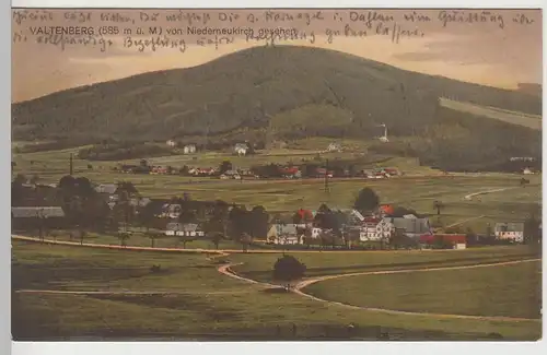 (71240) AK Valtenberg, Gesamtansicht v. Niederneukirch 1931