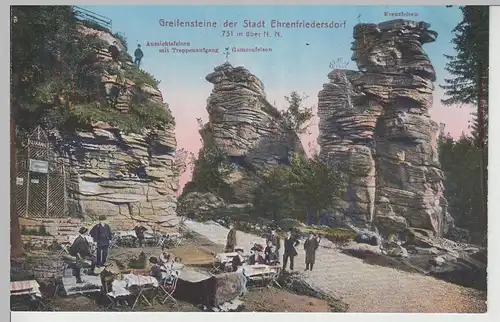 (70817) AK Greifensteine der Stadt Ehrenfriedersdorf, vor 1920