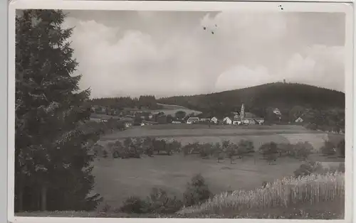 (70792) Foto AK Schönberg im Vogtland, Gesamtansicht m. Kapellenberg 1942