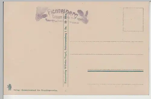 (70607) AK Fichtelberg b. Oberwiesenthal, Panorama n. Nord-Ost, vor 1920