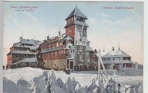 (70606) AK Fichtelberg b. Oberwiesenthal, neues Fichtelberghaus, vor 1920