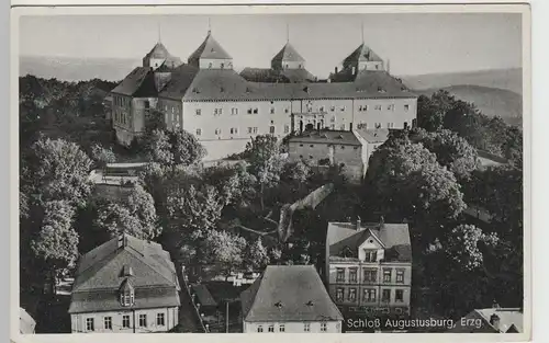 (70597) AK Schloß Augustusburg, 1940er