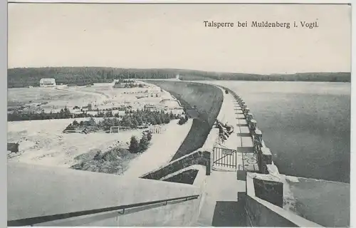 (70564) AK Talsperre bei Muldenberg im Vogtland, vor 1945