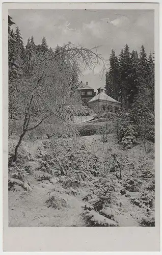 (69258) AK Schlechteberg, Wasserhäuschen, Lausitzbaude 1946