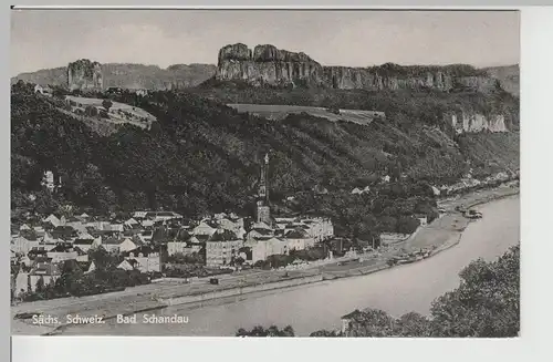 (67294) AK Sächs. Schweiz, Bad Schandau und Schrammsteine 1964