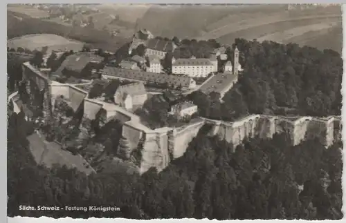 (67279) Foto AK Sächs. Schweiz, Festung Königstein 1959