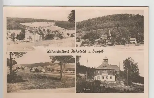 (67211) Foto AK Rehefeld, Erzgeb., Mehrbild, Schule, Ferienheim 1965