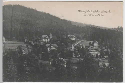 (65221) AK Bärenfels im Erzgebirge, 1927