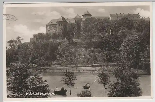 (65066) Foto AK Oelsnitz, Schloss Voigtsberg 1944