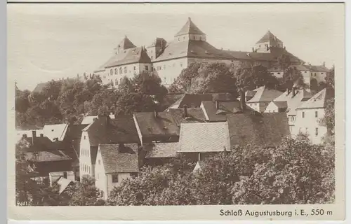 (64982) AK Schloss Augustusburg, Erzgeb. 1933