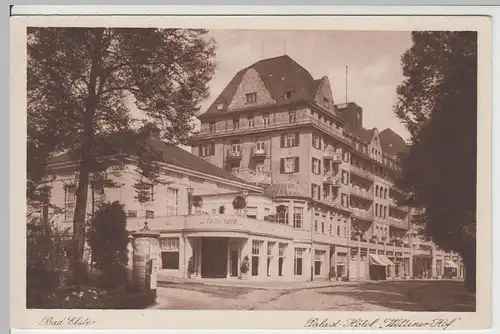 (64507) AK Bad Elster, Palasthotel  "Wettiner Hof", vor 1945