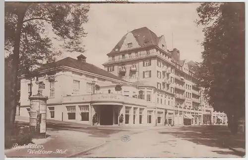 (58416) Foto AK Bad Elster, Wettiner Hof, 1924