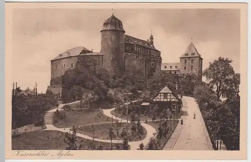 (56104) AK Mylau, Kaiserschloss, 1937