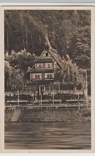 (52920) Foto AK Pötzscha, Wehlen, Gasthof Bauernhaus 1932