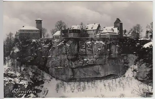 (52908) Foto AK Hohnstein, Sächs. Schweiz, Burg 1965