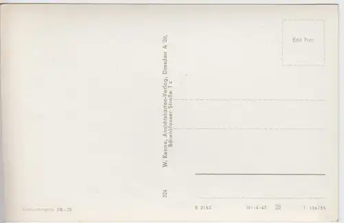 (52461) Foto AK Geising, Erzgeb., Panorama 1959