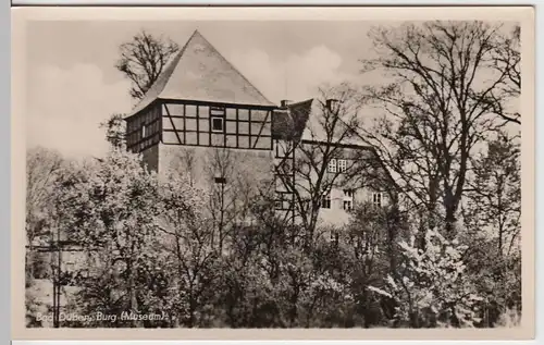 (52401) Foto AK Bad Düben, Burg 1954