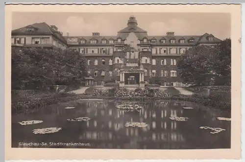 (48293) Foto AK Glauchau, Stadtkrankenhaus 1944