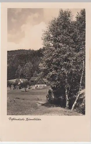 (47234) Foto AK Landesgemeinde, Erlbach, Vogtl., Bauernhaus, vor 1945
