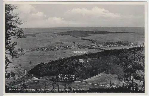 (47210) AK Neukirch, Lausitz, Blick vom Valtenberg, Bethlehemstift 1940