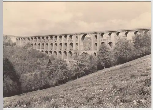 (46799) Foto AK Göltzschtalbrücke b. Netzschkau, 1968