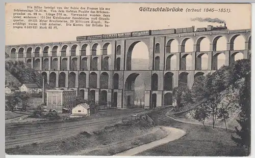 (46774) AK Göltzschtalbrücke b. Netzschkau, vor 1945
