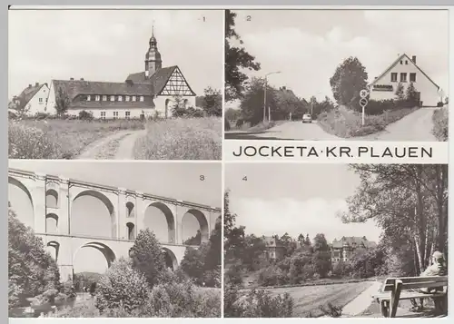 (46758) Foto AK Jocketa (Plauen), Mehrbildkarte, 1981